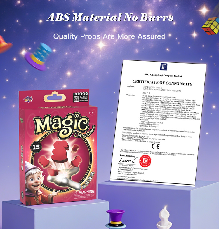 Wholesale Stage Magic Trick Sponge Heart Multiplying Sponge Heart for Professional Magician