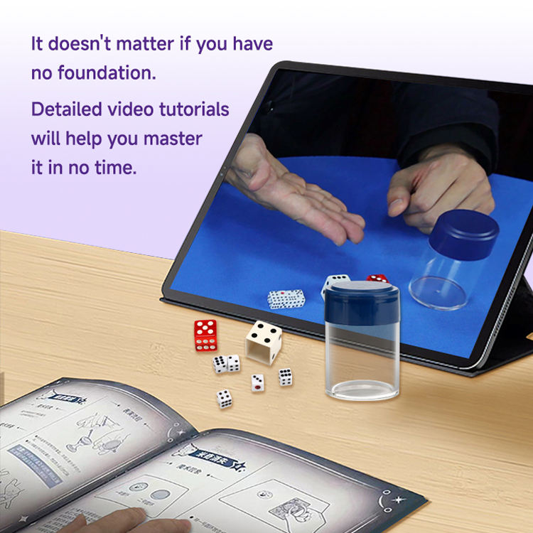 Magic Tricks Wholesalers Magic Dice Bomb Trick Large Dice Explosion Change Color Props Toy for Children