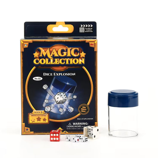 Magic Tricks Wholesalers Magic Dice Bomb Trick Large Dice Explosion Change Color Props Toy for Children