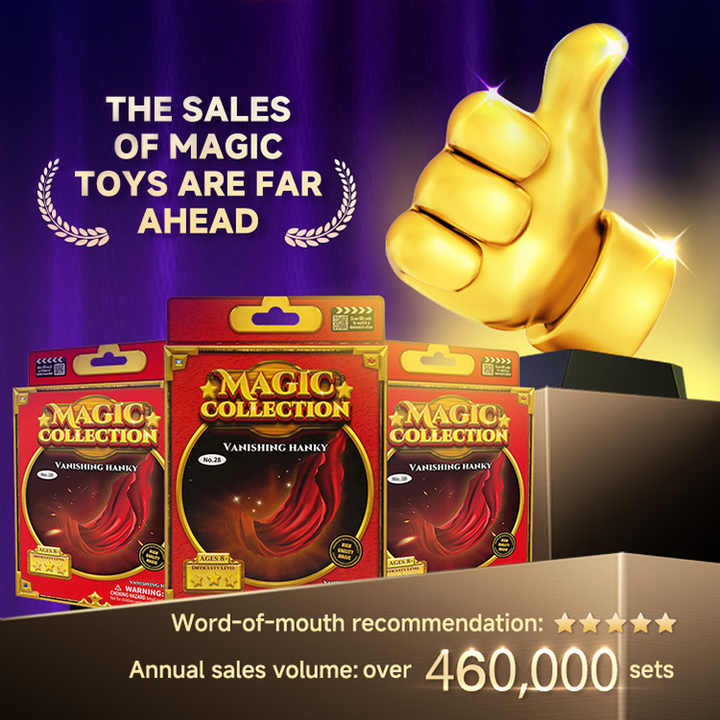 Unisex Magic Trick Magic Illusion's Vanishing Hanky Beginner Stage Props for Kids and Adults Halloween Magic Props