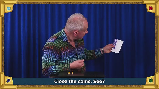 Wholesale Hot Children Educational Toys Plastic Pen Thru Coin Magic Props Tricks for Professionals